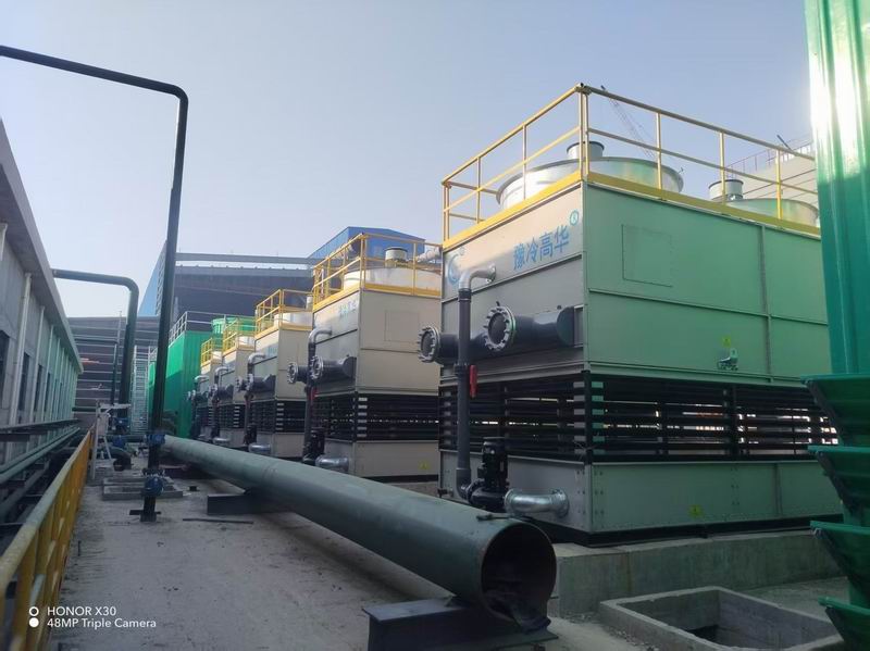 某鋼廠煉鋼項目采用豫冷高華牌板式蒸發(fā)冷卻器